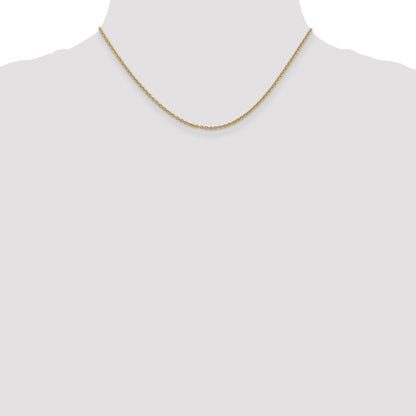 16 Inch 14K 1.95mm Round Cable Chain Necklace