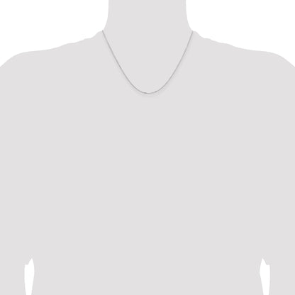 18 Inch 14K Yellow Gold .85mm D/C Cable Chain Necklace