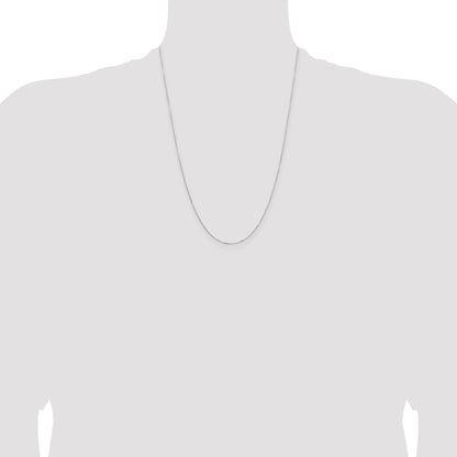 24 Inch 14K Yellow Gold .85mm D/C Cable Chain Necklace