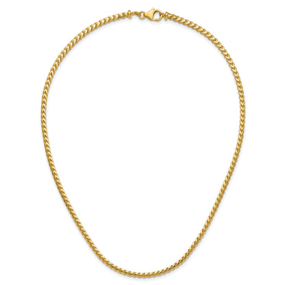 2 Inch 14K Yellow Gold 3.05mm Franco Chain Necklace