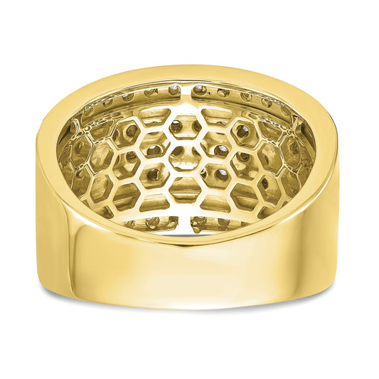 IBGoodman 14K White Gold 3 carat Lab Grown Diamond VS/SI+ G+ Men's Ring