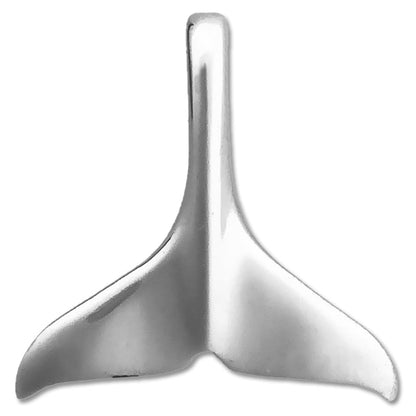 14K Gold Grey Whale Tail Charm Slide