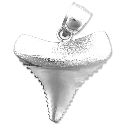 14K Gold Serrated Shark Tooth Pendant