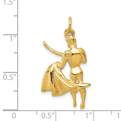 14k Yellow Gold 14k Matador Charm