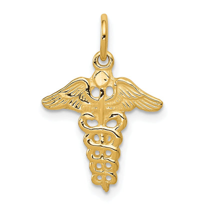 14k Yellow Gold 14k Caduceus Charm