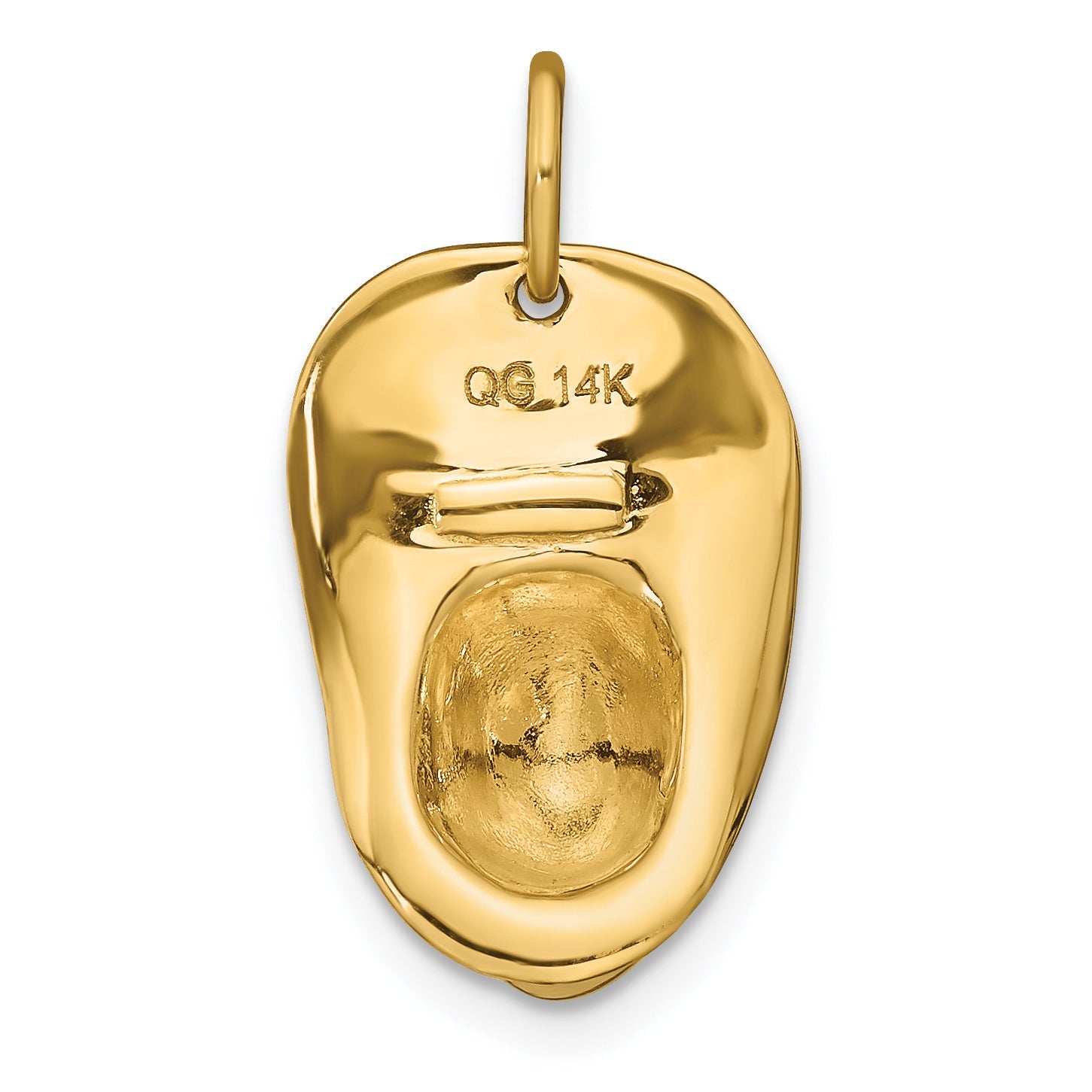 14k Yellow Gold 14k 3-D Large Fireman's Hat Charm