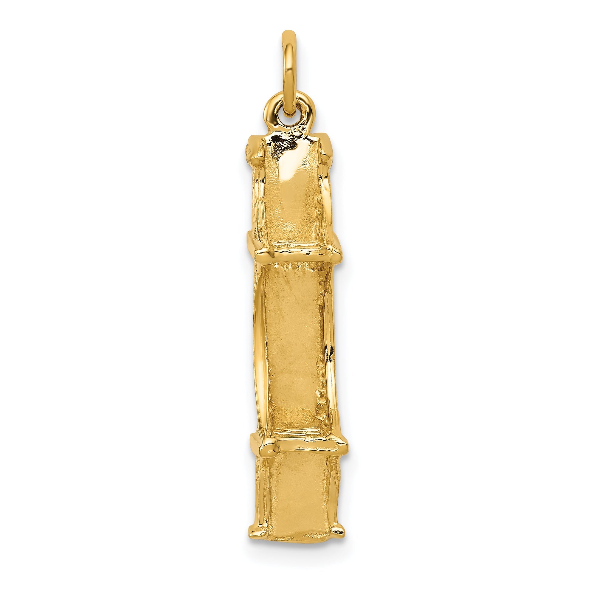 14k Yellow Gold 14k 3D Golden Gate Bridge Charm