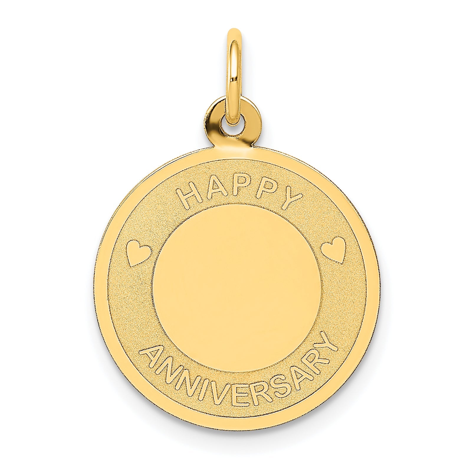 14k Yellow Gold 14K HAPPY ANNIVERSARY Charm