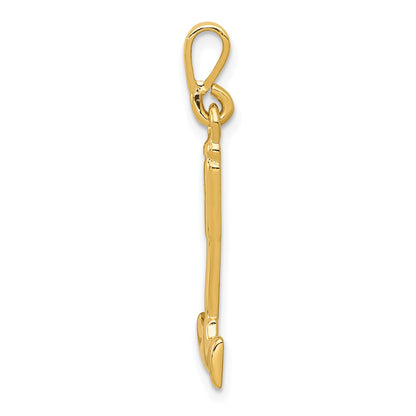 14k Yellow Gold 14k Hammer Charm
