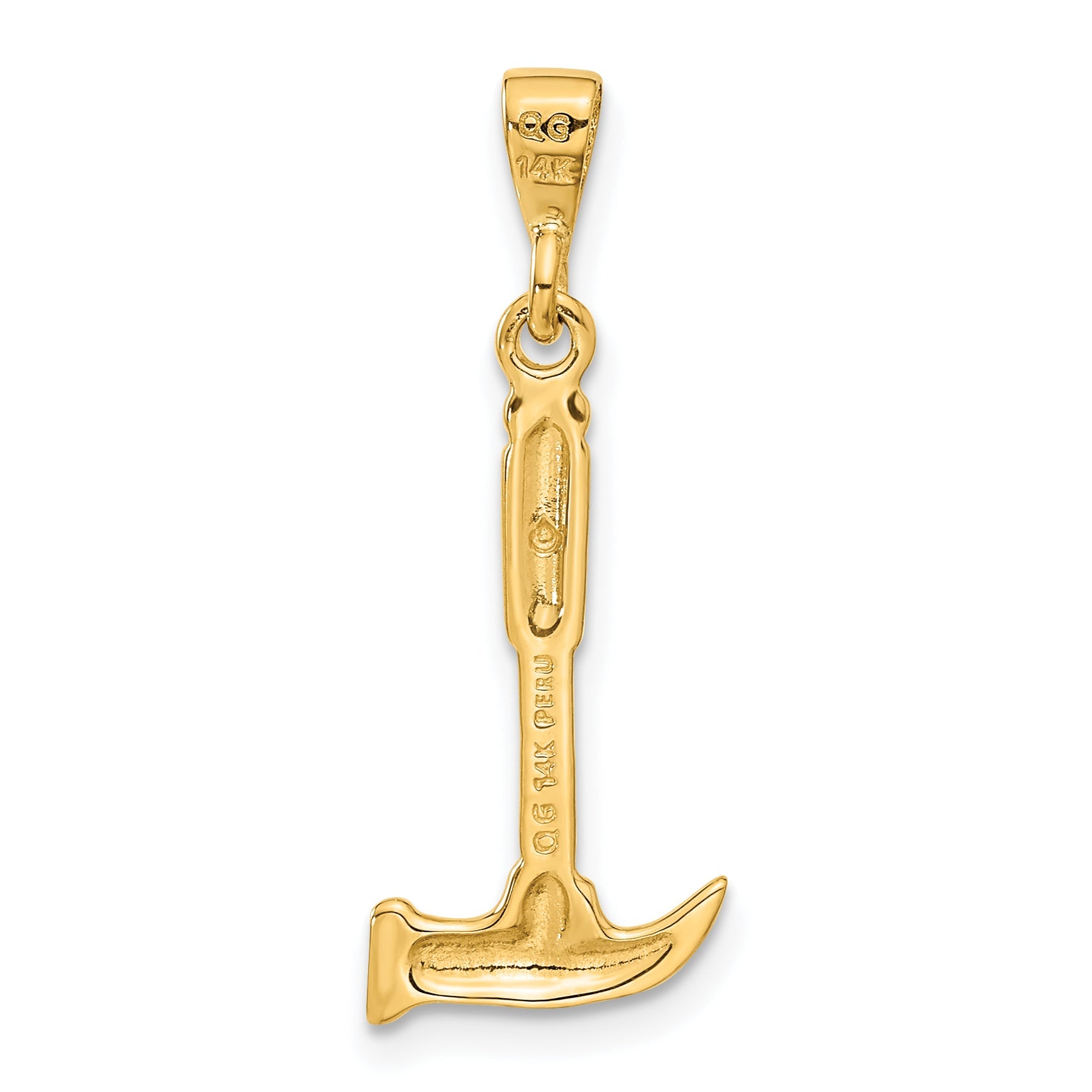 14k Yellow Gold 14k Hammer Charm