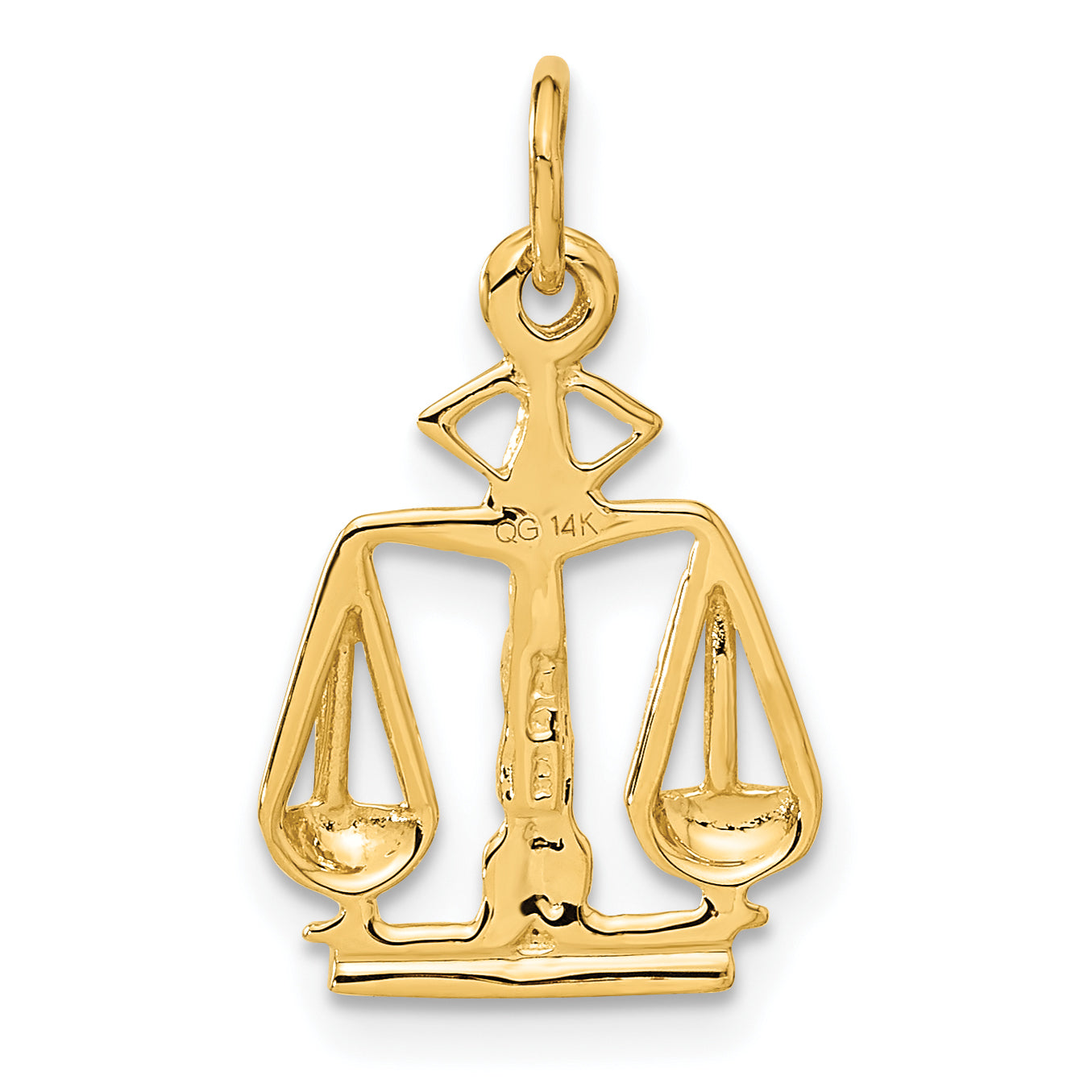 14k Yellow Gold 14k Scales Of Justice Charm