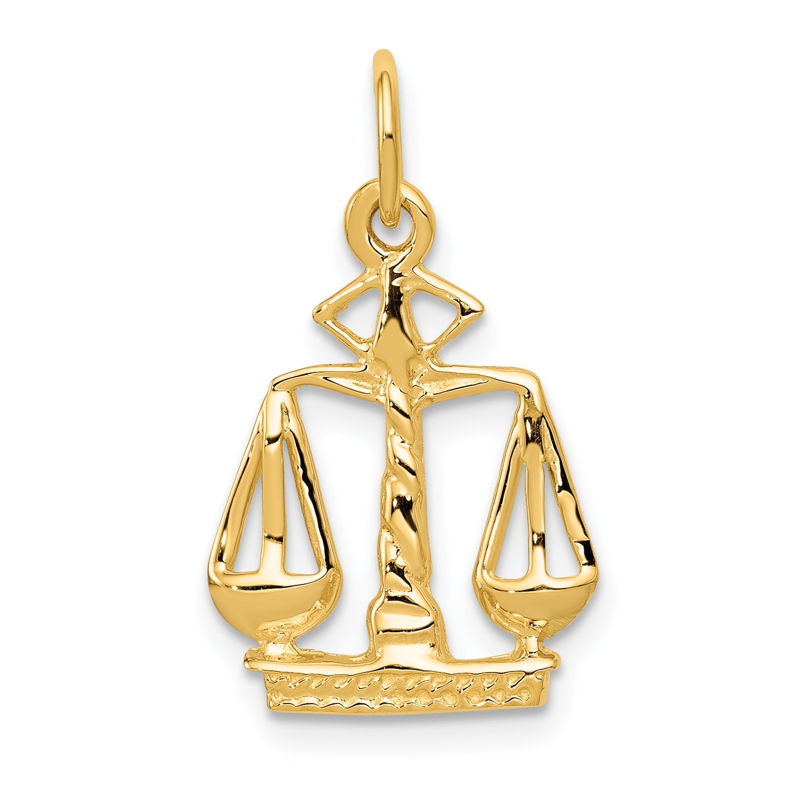 14k Yellow Gold 14k Scales Of Justice Charm