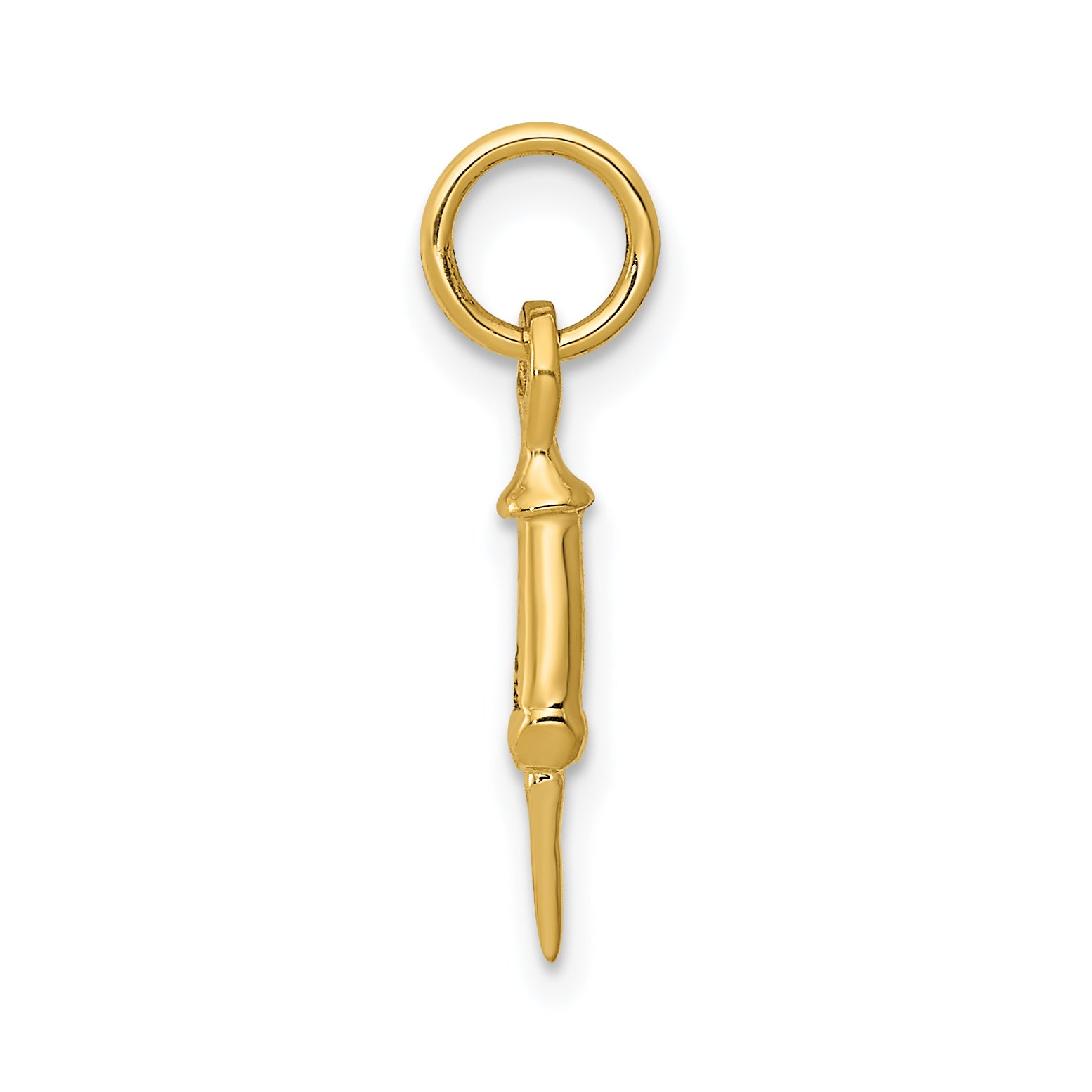 14k Yellow Gold 14k Doctors Syringe Charm