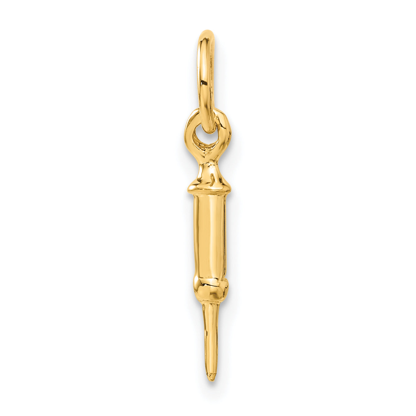 14k Yellow Gold 14k Doctors Syringe Charm