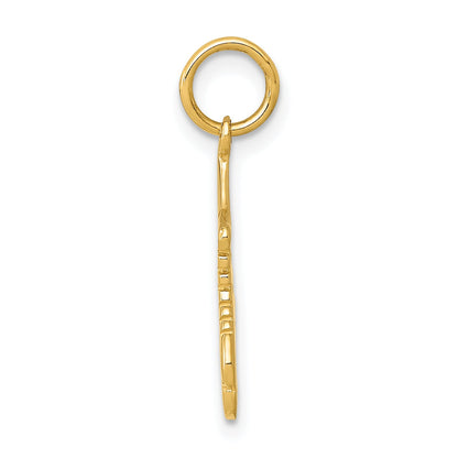 14k Yellow Gold 14k Roller Skates Charm