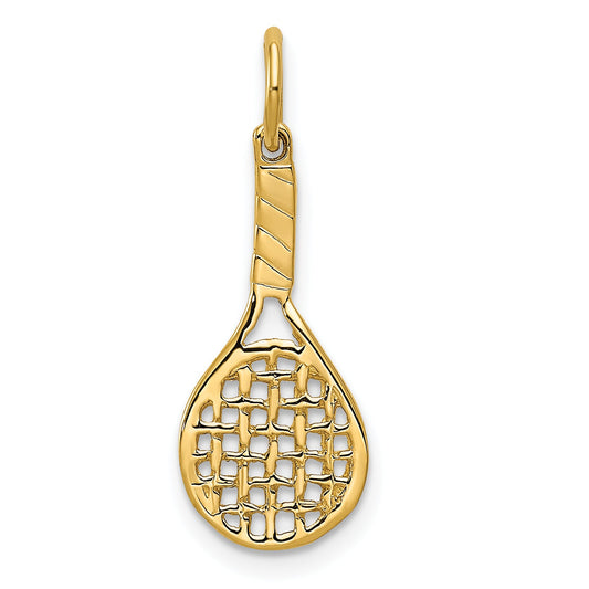 14k Yellow Gold 14k Racquet Charm