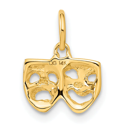 14k Yellow Gold 14k Comedy/Tragedy Charm