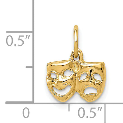 14k Yellow Gold 14k Comedy/Tragedy Charm