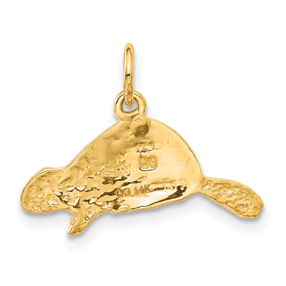 14k Yellow Gold 14k Beaver Charm