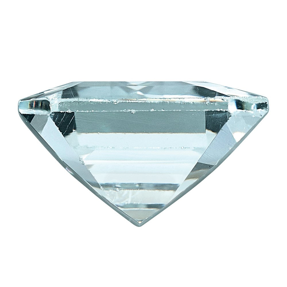 Gemstone Aquamarine Aa Quality 5X3mm Emerald Cut