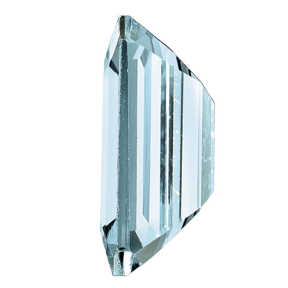 Gemstone Aquamarine Aa Quality 5X3mm Emerald Cut