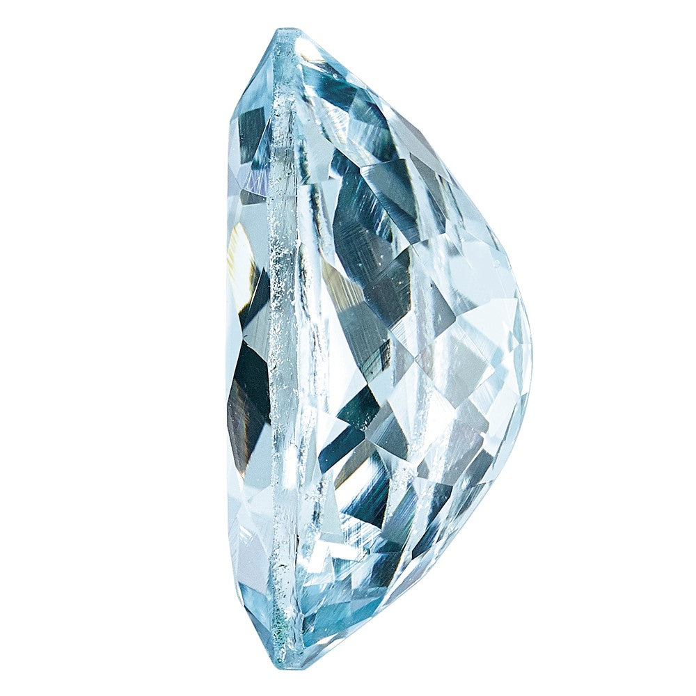 Gemstone Aquamarine Aa Quality 5X3mm Oval