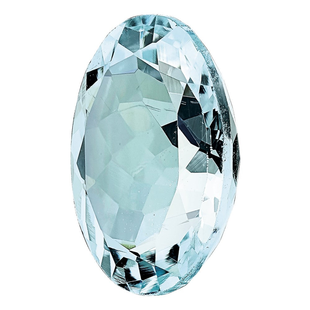 Gemstone Aquamarine Aa Quality 5X3mm Oval