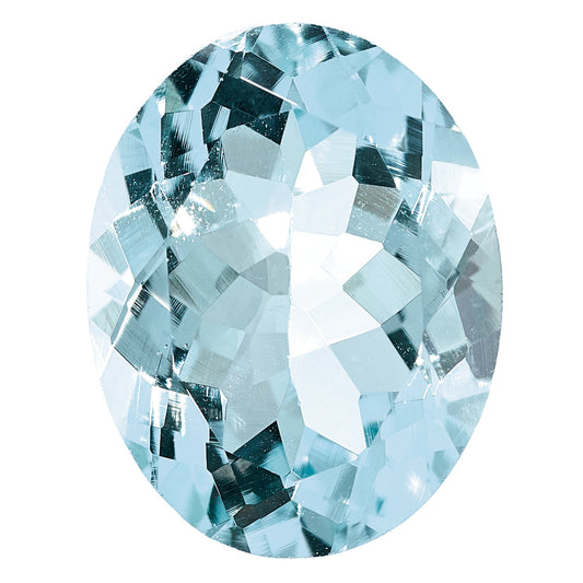Gemstone Aquamarine Aa Quality 8X6mm Oval