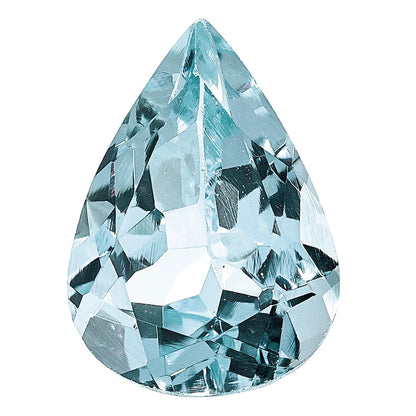 Gemstone Aquamarine Aa Quality 5X3mm Pear