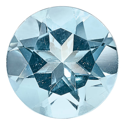 Gemstone Aquamarine Aaa Quality 6.5mm Round