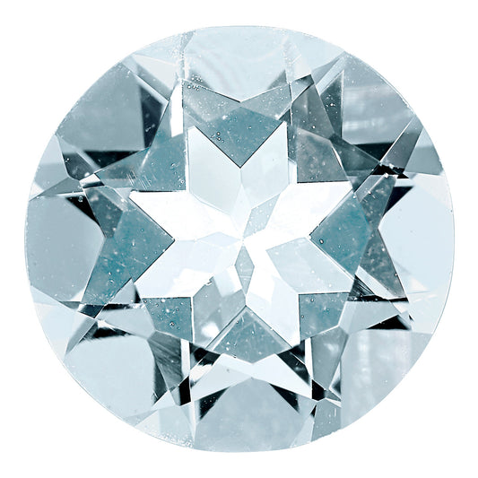 Gemstone Aquamarine Aa Quality 2.75mm Round