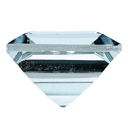 Gemstone Aquamarine Aaa Quality 5mm Square Step-Cut