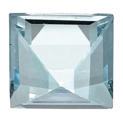 Gemstone Aquamarine Aaa Quality 5mm Square Step-Cut
