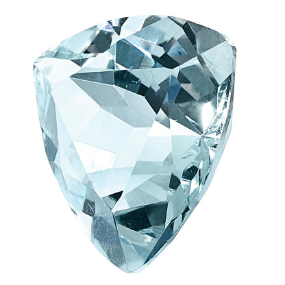 Gemstone Aquamarine Aa Quality 4mm Trillion