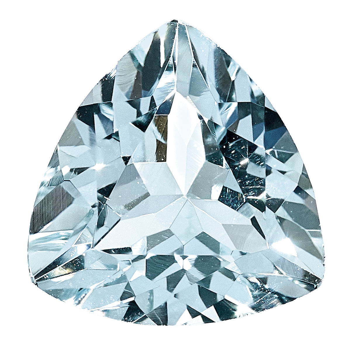 Gemstone Aquamarine Aa Quality 5mm Trillion