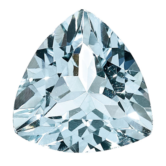 Gemstone Aquamarine Aa Quality 5mm Trillion