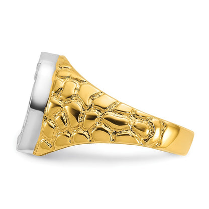 10K Two-Tone Two-Tone Fancy Ring Mounting