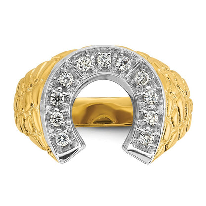 10K Two-Tone Two-Tone Fancy Ring Mounting
