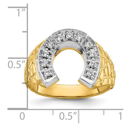 10K Two-Tone Two-Tone Fancy Ring Mounting
