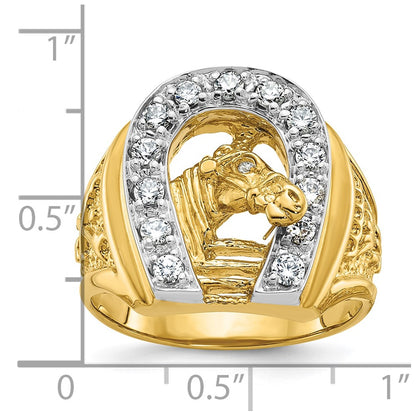10K Two-Tone Two-Tone Fancy Ring Mounting