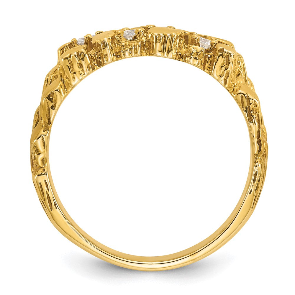 10K Yellow Gold 10Ky Fancy Ring Mounting