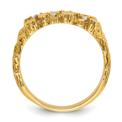 10K Yellow Gold 10Ky Fancy Ring Mounting