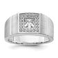 14k White Gold 1 Ct. Lab Grown Diamond VS/SI+ G+ Men's Ring