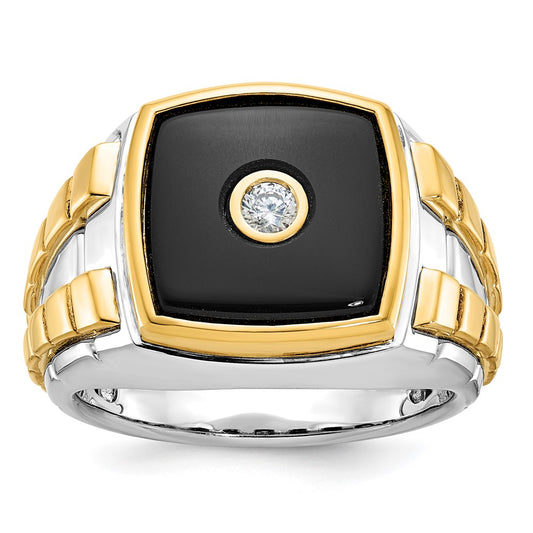 10K Two-Tone Two-Tone Fancy Ring Mounting