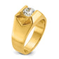 14k Yellow Gold 1 Ct. Lab Grown Diamond VS/SI+ G+ Men's Ring