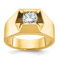 14k Yellow Gold 1 Ct. Lab Grown Diamond VS/SI+ G+ Men's Ring