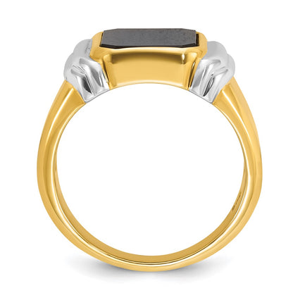 10K Two-Tone Two-Tone Fancy Ring Mounting