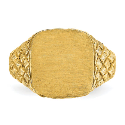 10K Yellow Gold 10Ky Fancy Ring Mounting