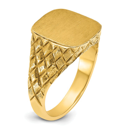 10K Yellow Gold 10Ky Fancy Ring Mounting