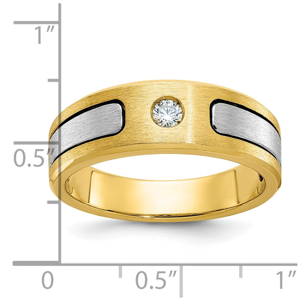 10K Two-Tone Two-Tone Fancy Ring Mounting